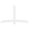 Ekena Millwork Bellingham Architectural Grade PVC Gable Bracket, 84"W x 52 1/2"H x 2"D x 6"F, 15/12 Pitch GBP084X53X0206BEL00 - alternate 5